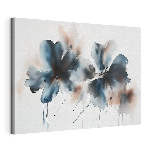 Watercolor painting of flowers