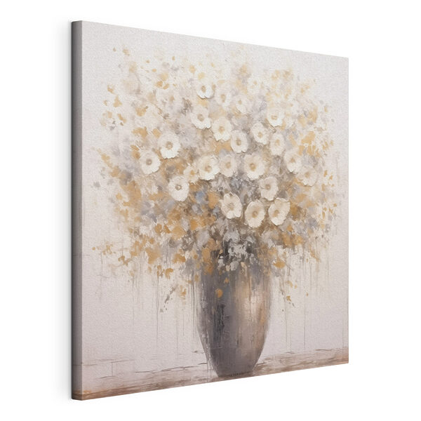 Painting of flowers in a vase Painting of flowers in a vase