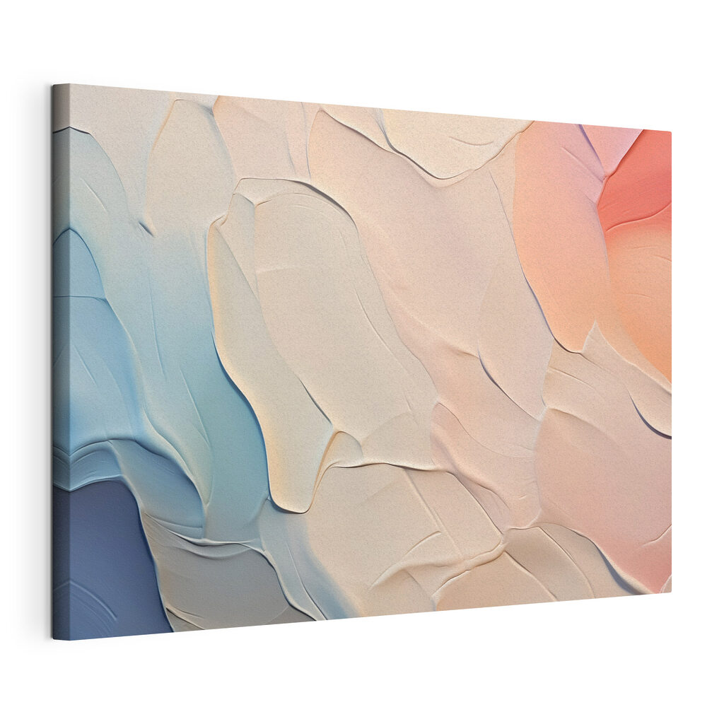 Soft hues blend in gentle waves