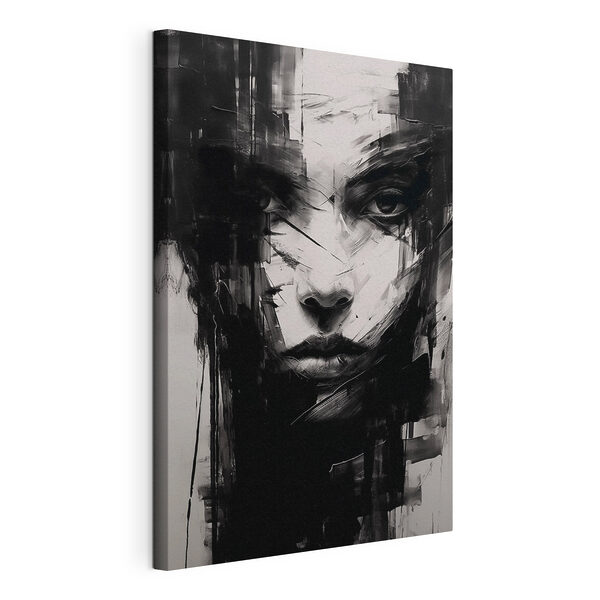 Painting of a woman's face