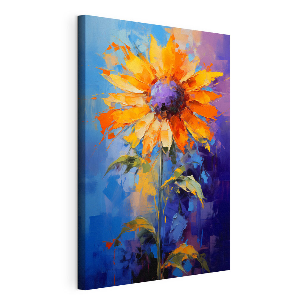 Painting of a sunflower