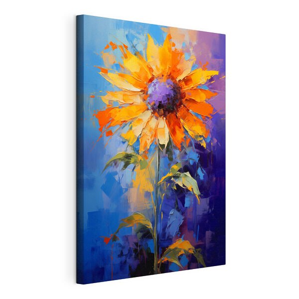 Painting of a sunflower