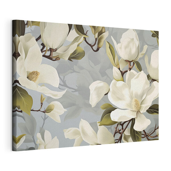 Beautiful magnolias in soft hues
