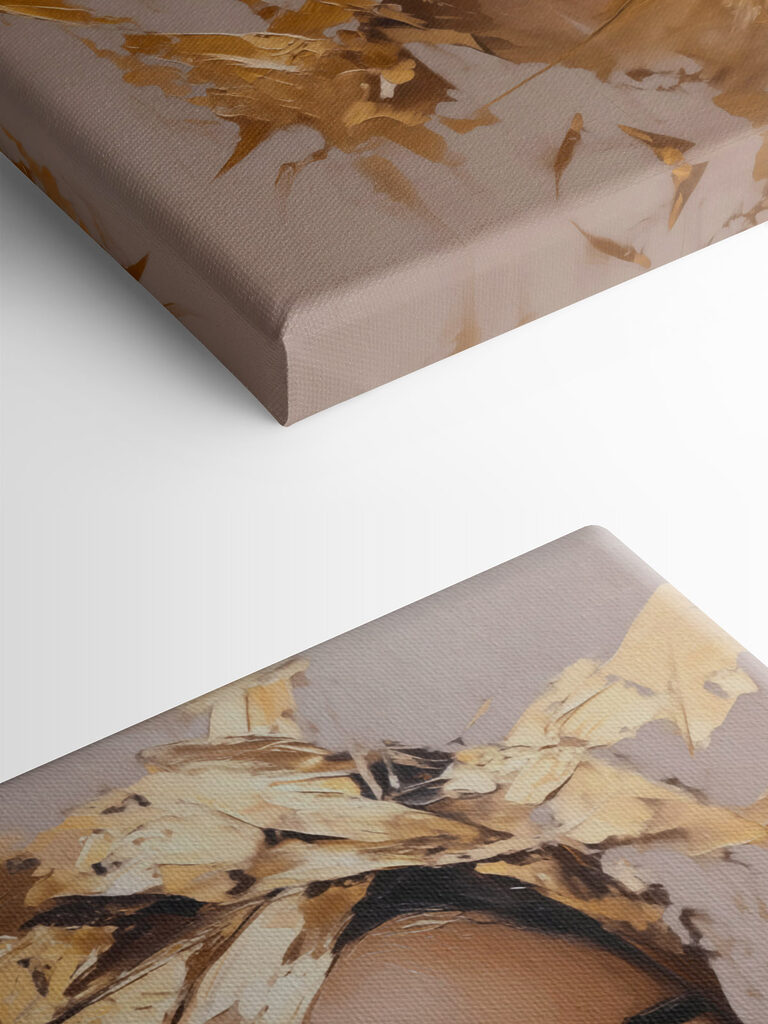 - Elegance captured in soft tones