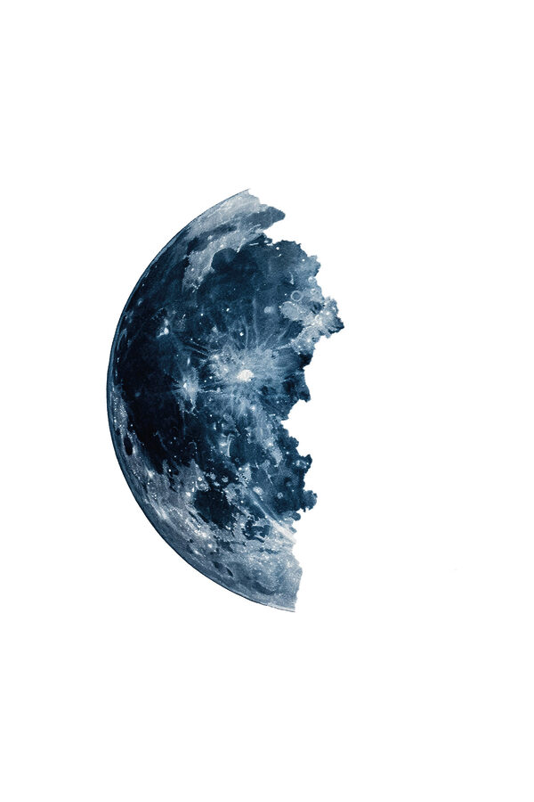 Half of the moon