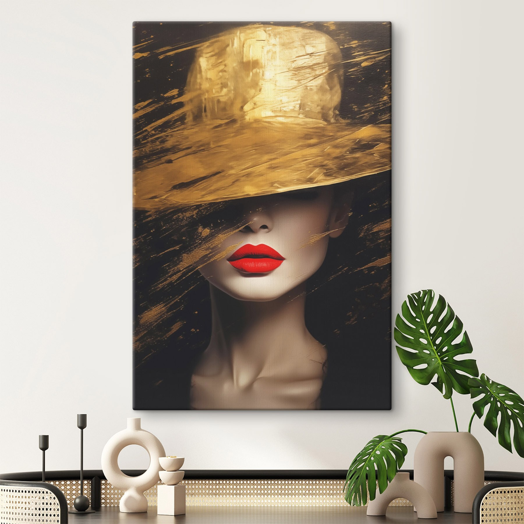 Mysterious elegance in bold colors
