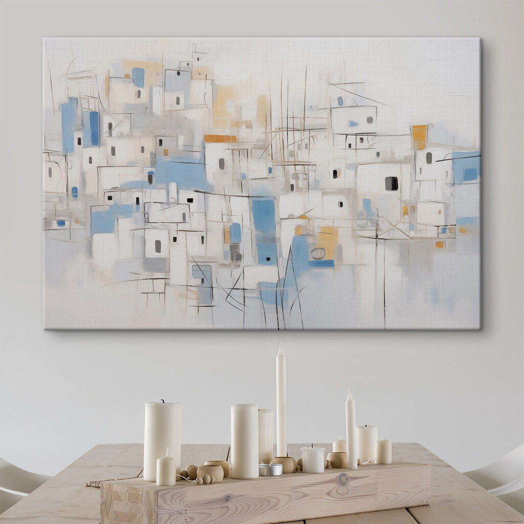 Painting of a city