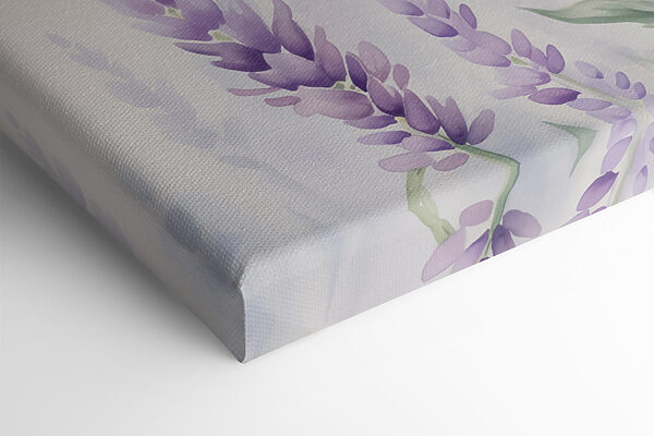 Delicate lavender blooms sway gently