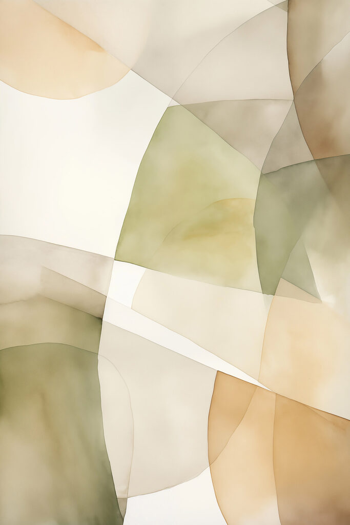 Gentle curves in soothing colors Gentle curves in soothing colors