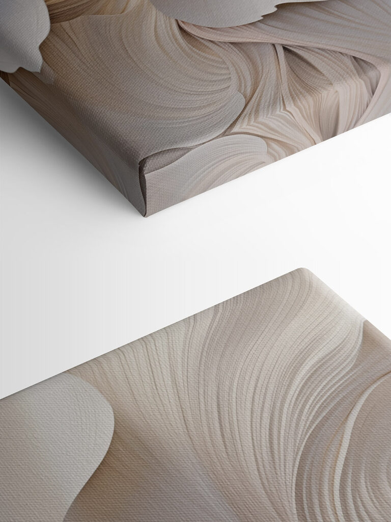 Flowing waves of soft elegance