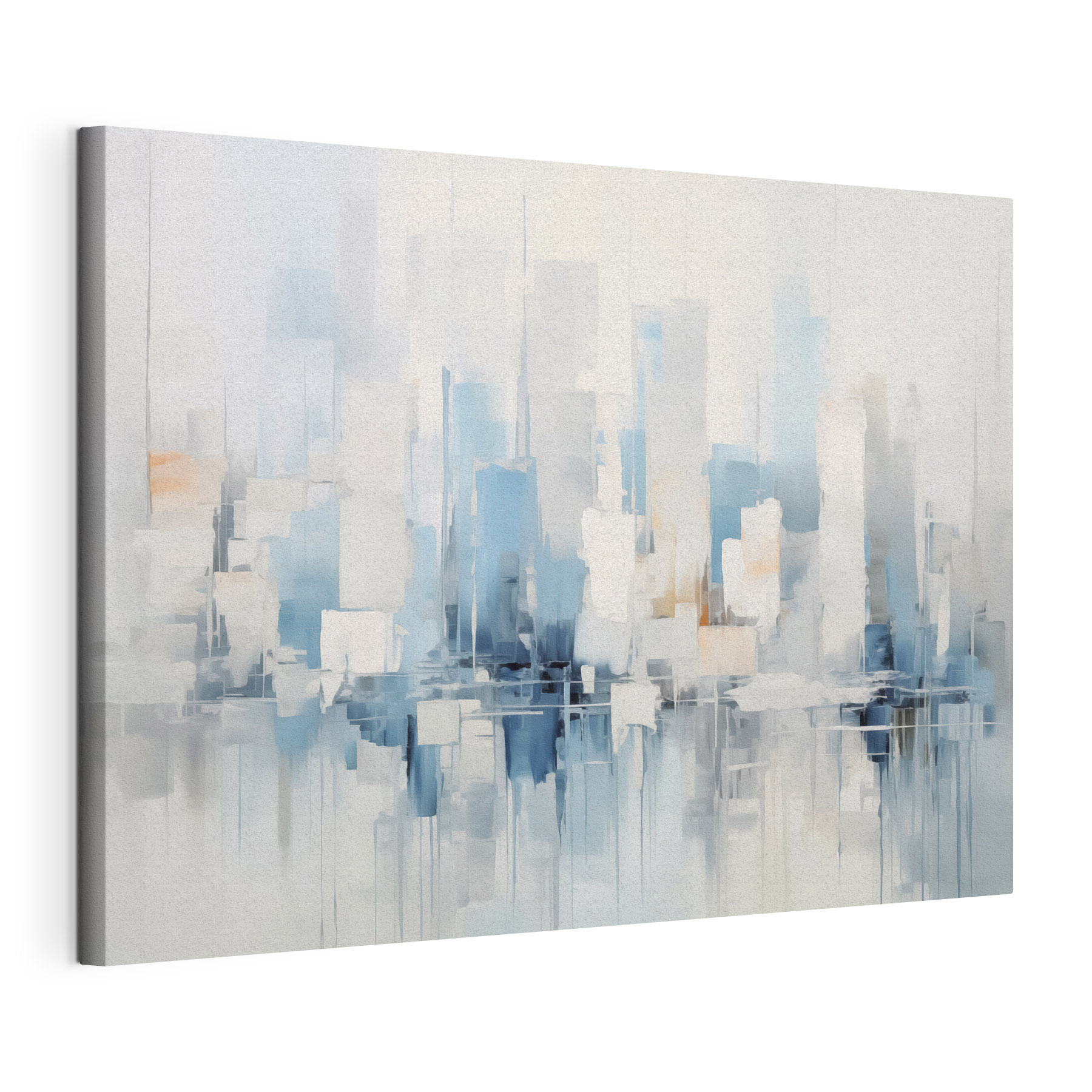 Painting of a city Painting of a city