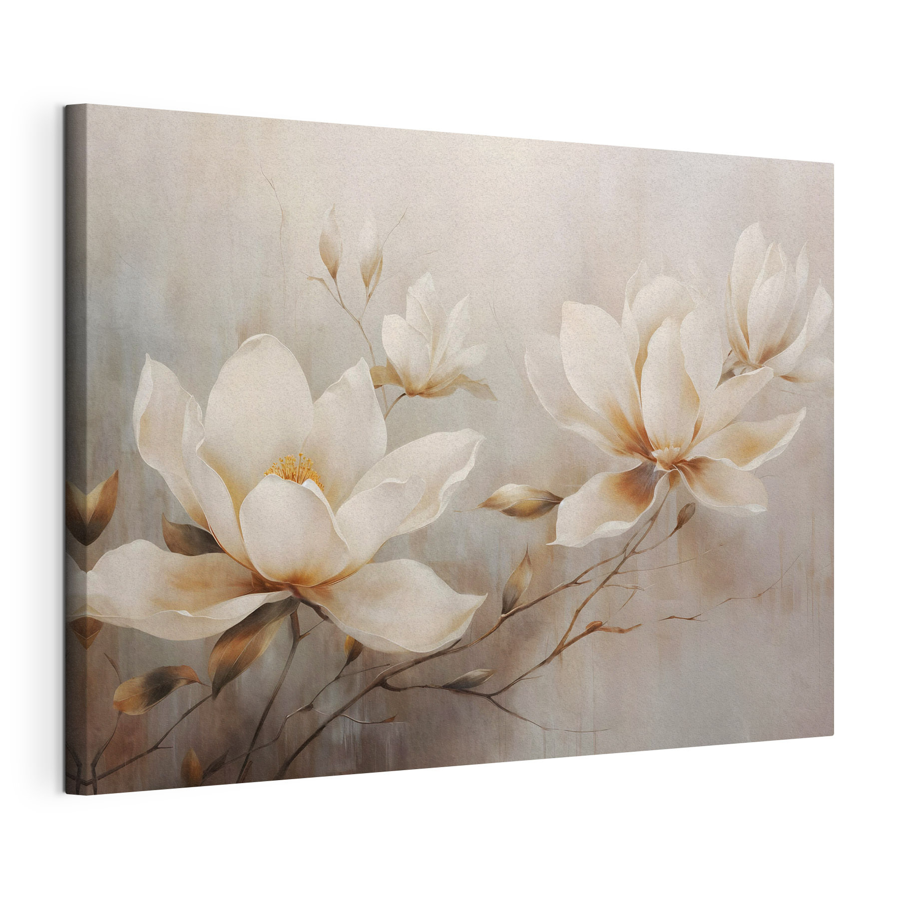 Painting of white flowers