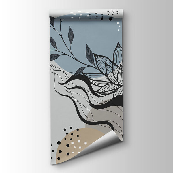 Drawing of flowers and leaves