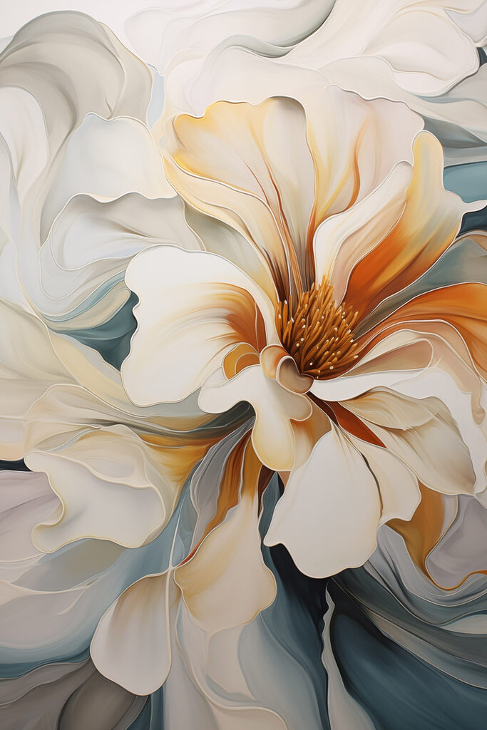 Vibrant blooms in soft pastel shades