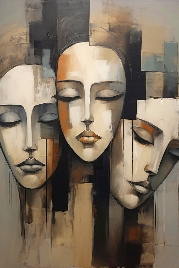 Painting of a group of people