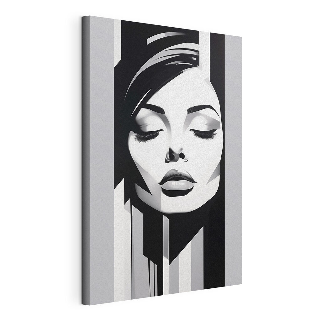 - Abstract beauty in monochrome tones