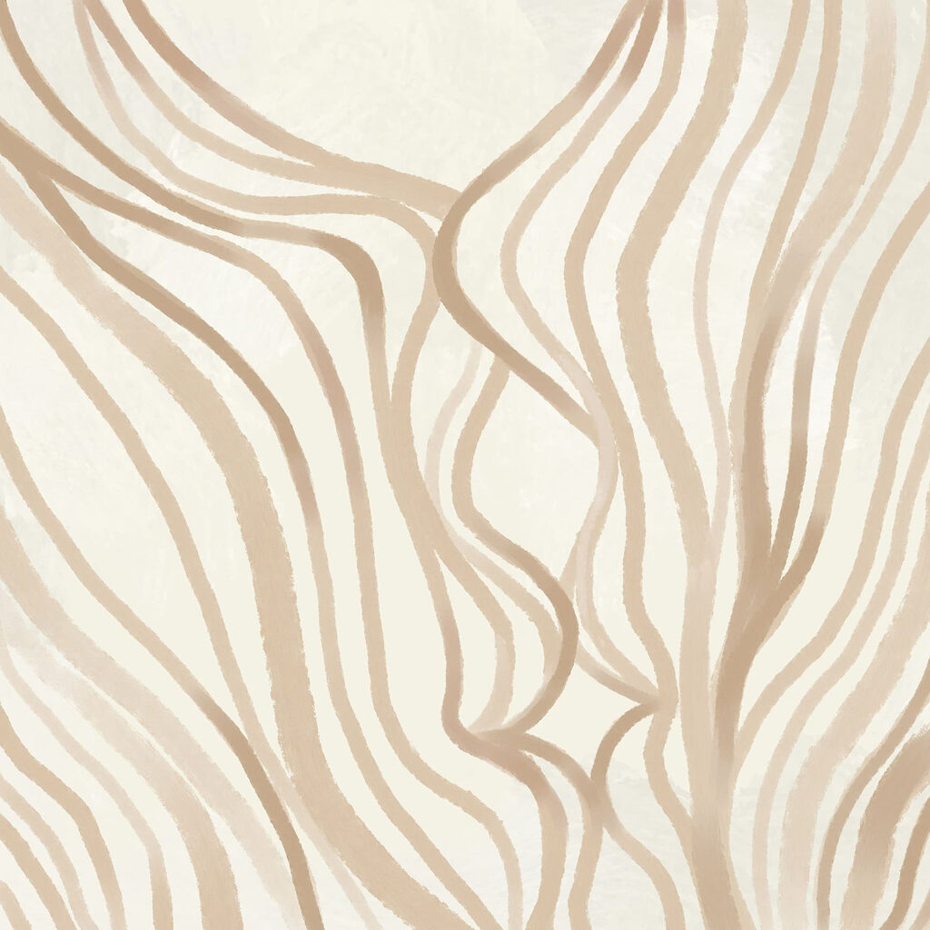 Flowing lines in soft neutral tones