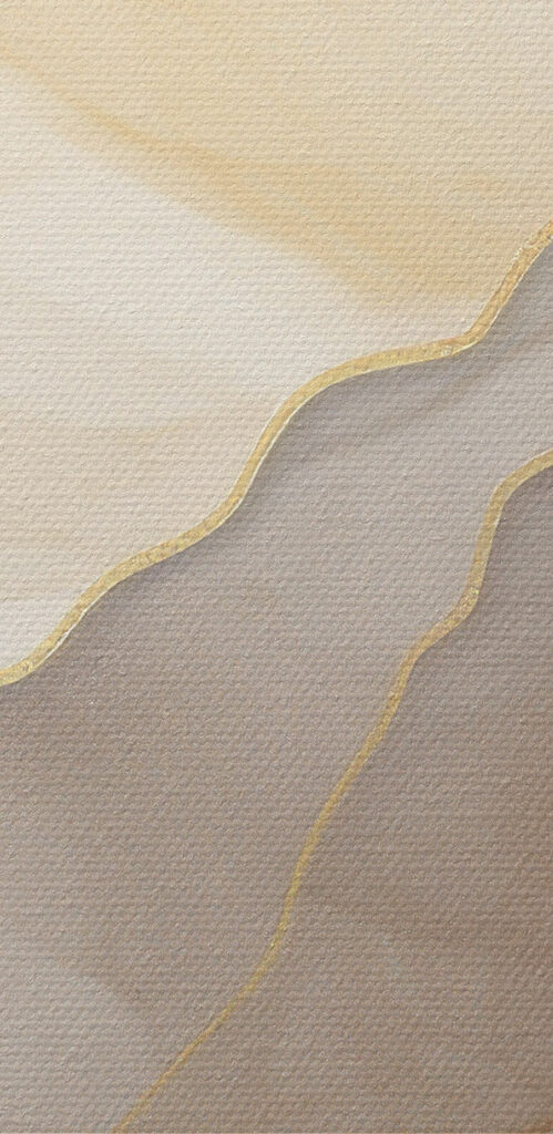 Soft waves of layered colors
