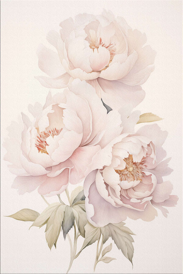 Delicate blooms in soft hues Delicate blooms in soft hues