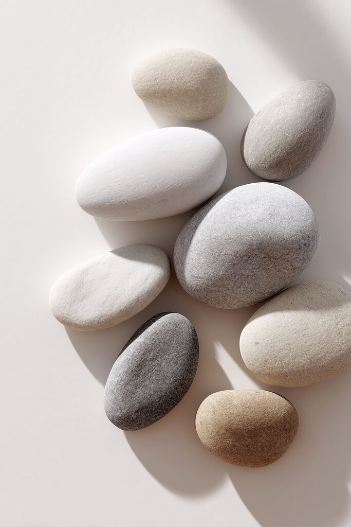 Group of round rocks Group of round rocks