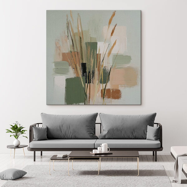 Serene nature-inspired abstract artwork