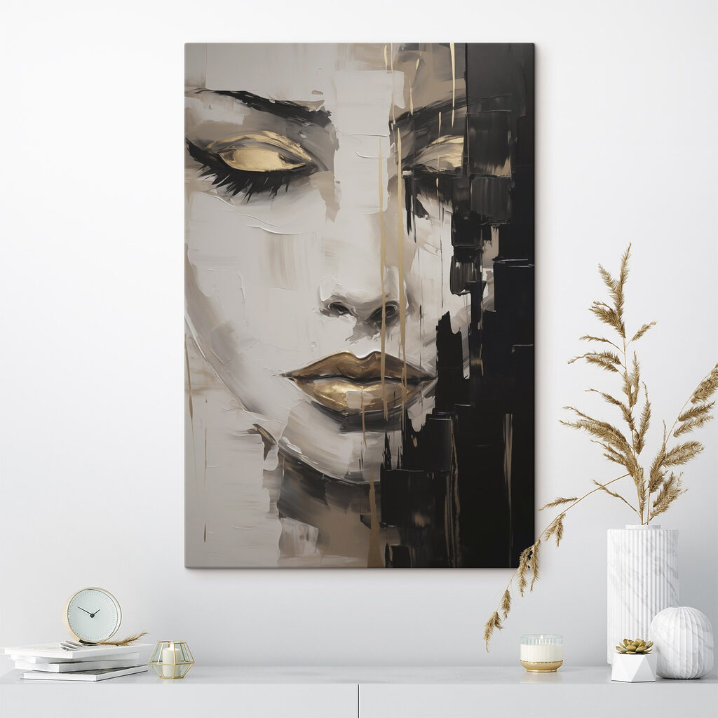 Artful expression through brush strokes