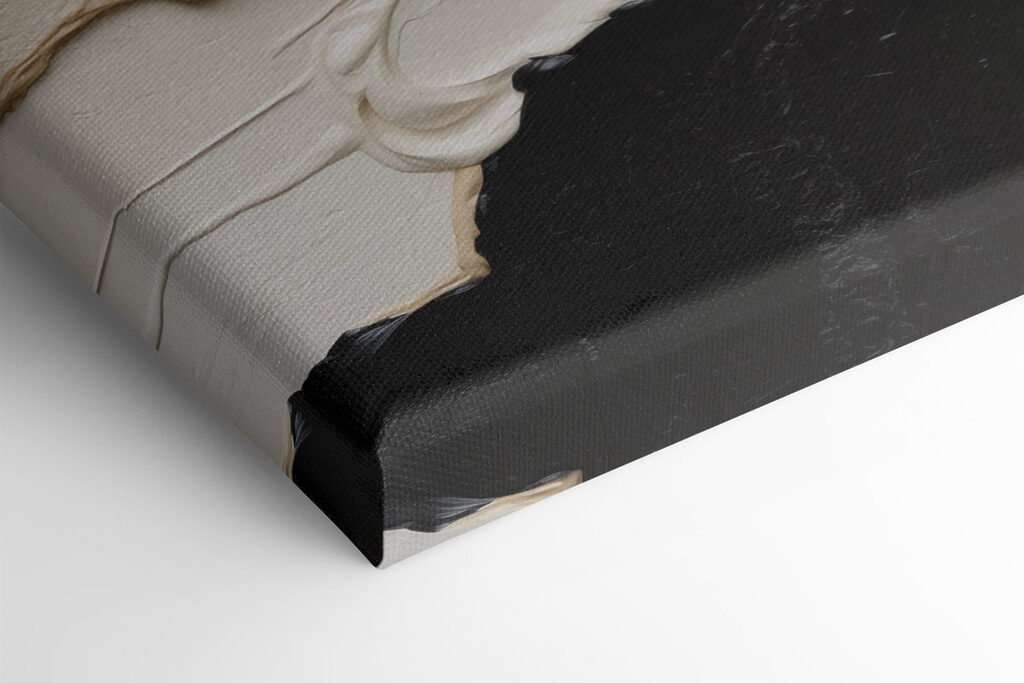 Black and white paint