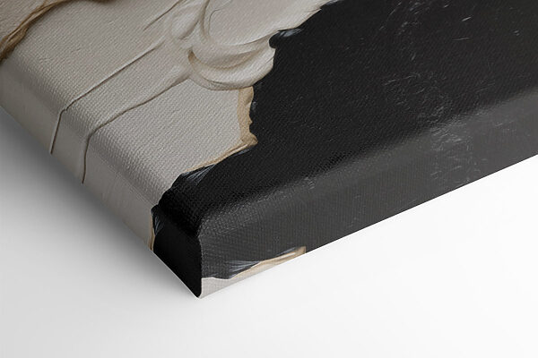 Black and white paint