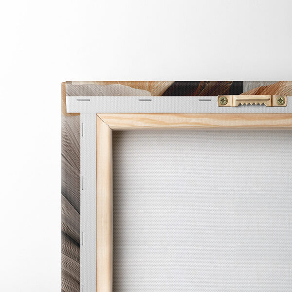 Flowing shapes in warm tones
