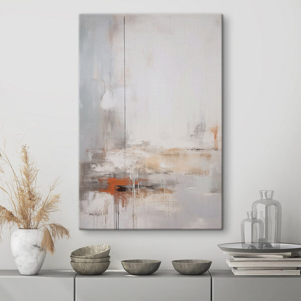 Painting of a white wall