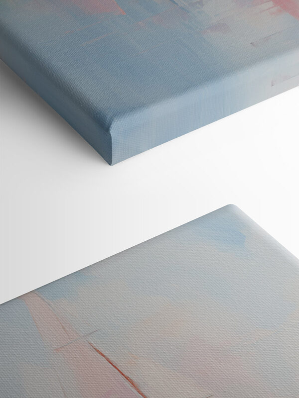 Painting of boats on water