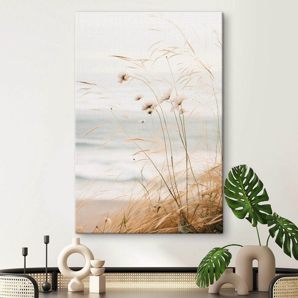 Gentle breeze through tall grasses