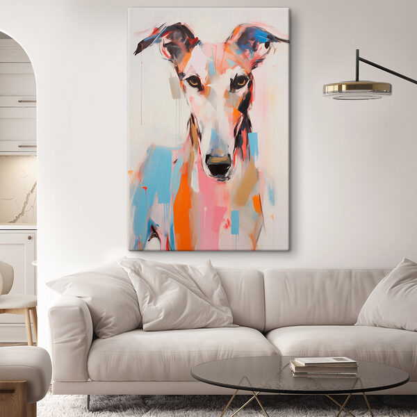 Painting of a dog