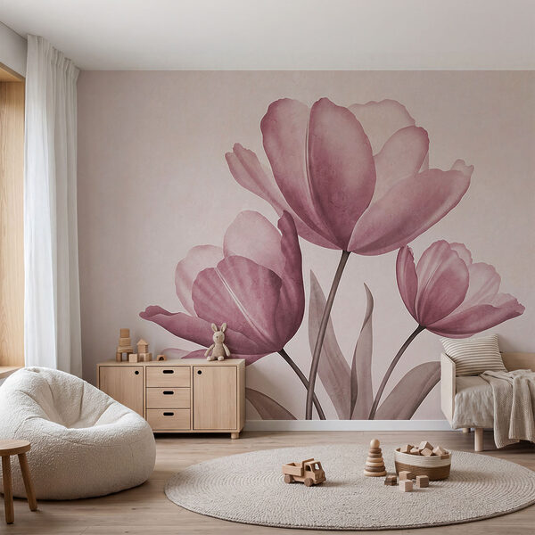 Eleganckie tulipany w delikatnych pastelowych odcieniach
