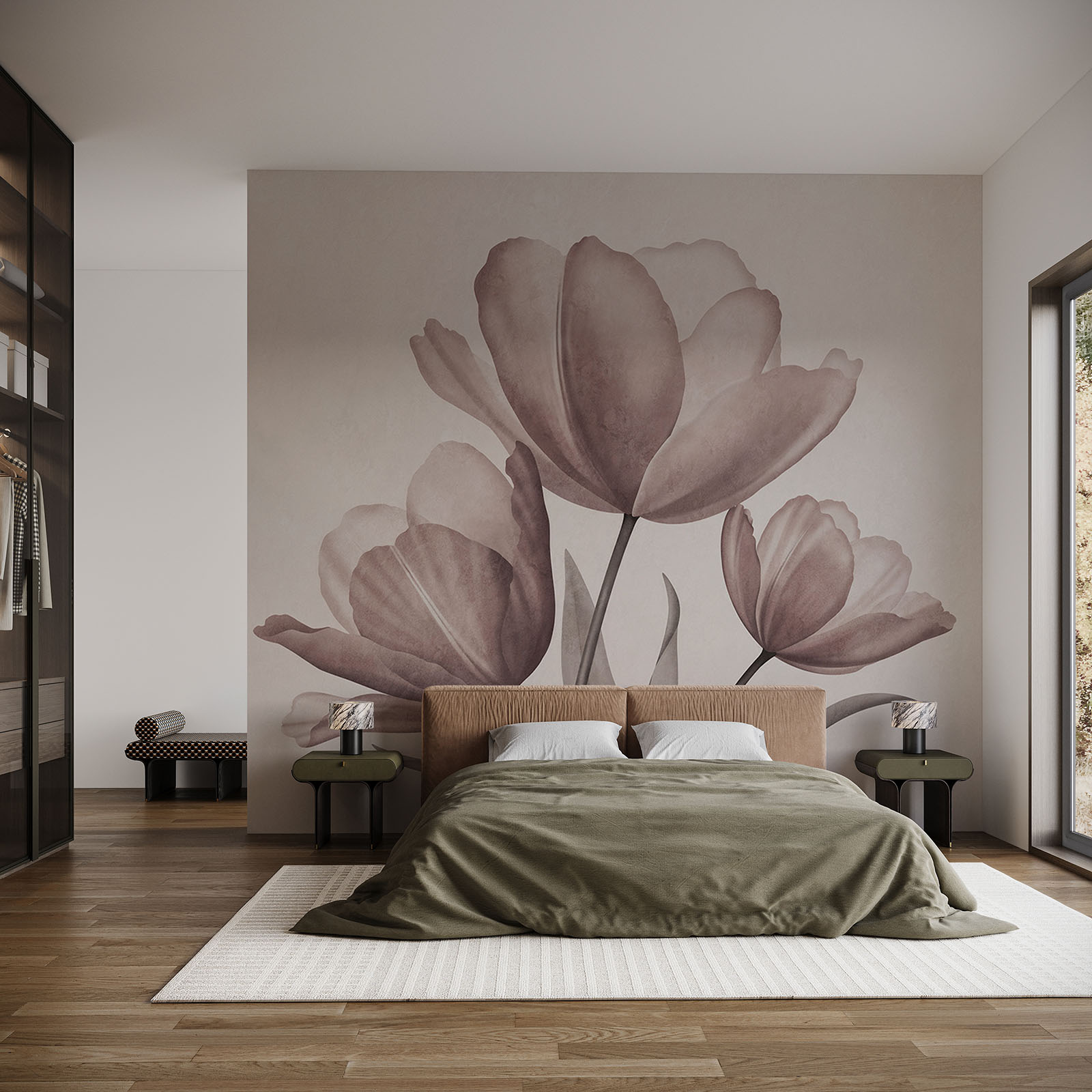 Eleganckie tulipany w delikatnych pastelowych odcieniach