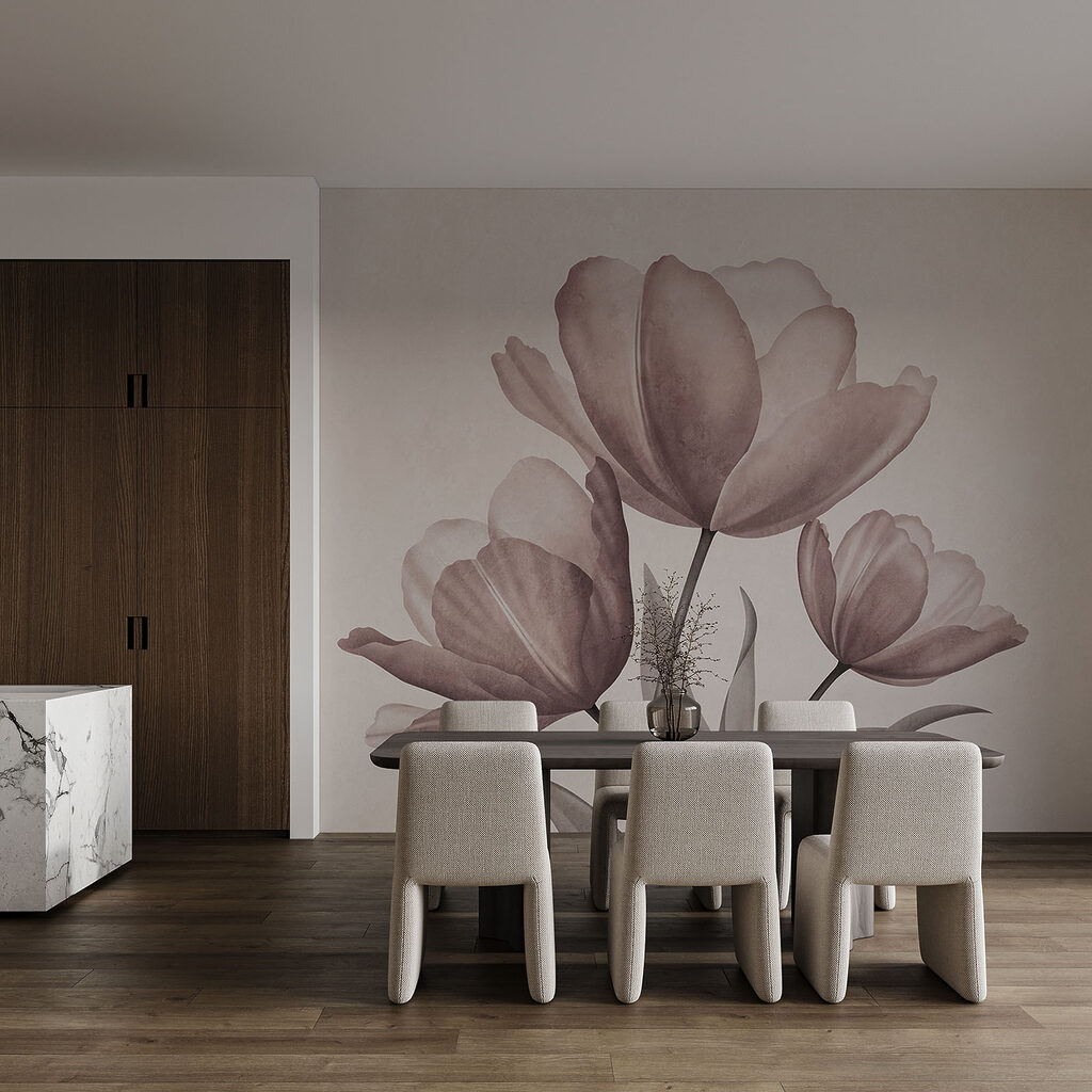 Eleganckie tulipany w delikatnych pastelowych odcieniach