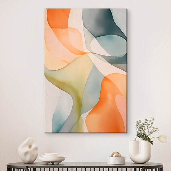 Flowing colors in gentle harmony Flowing colors in gentle harmony