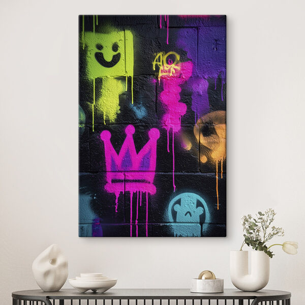 Obraz Ściana z graffiti (SKU: s45717) Obraz Obraz Ściana z graffiti (SKU: s45717)