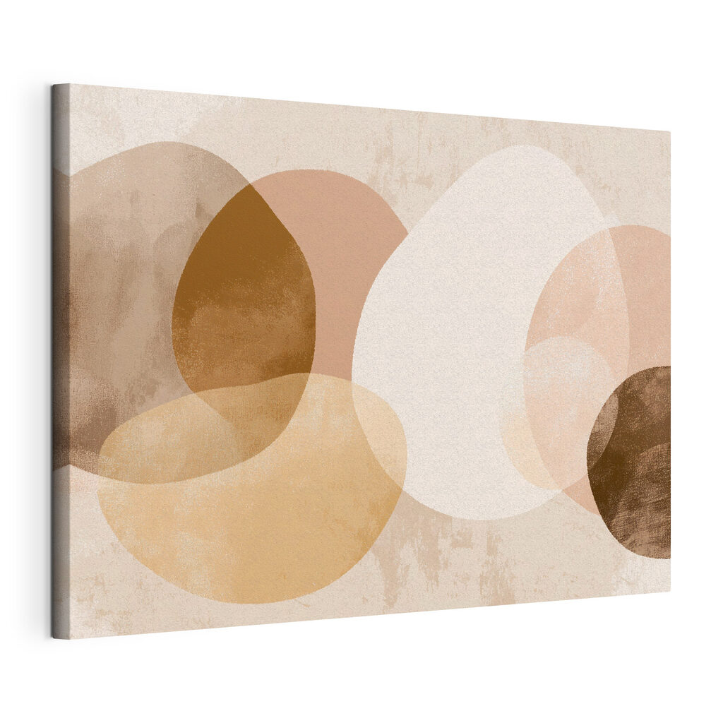 Group of brown and white circles Group of brown and white circles