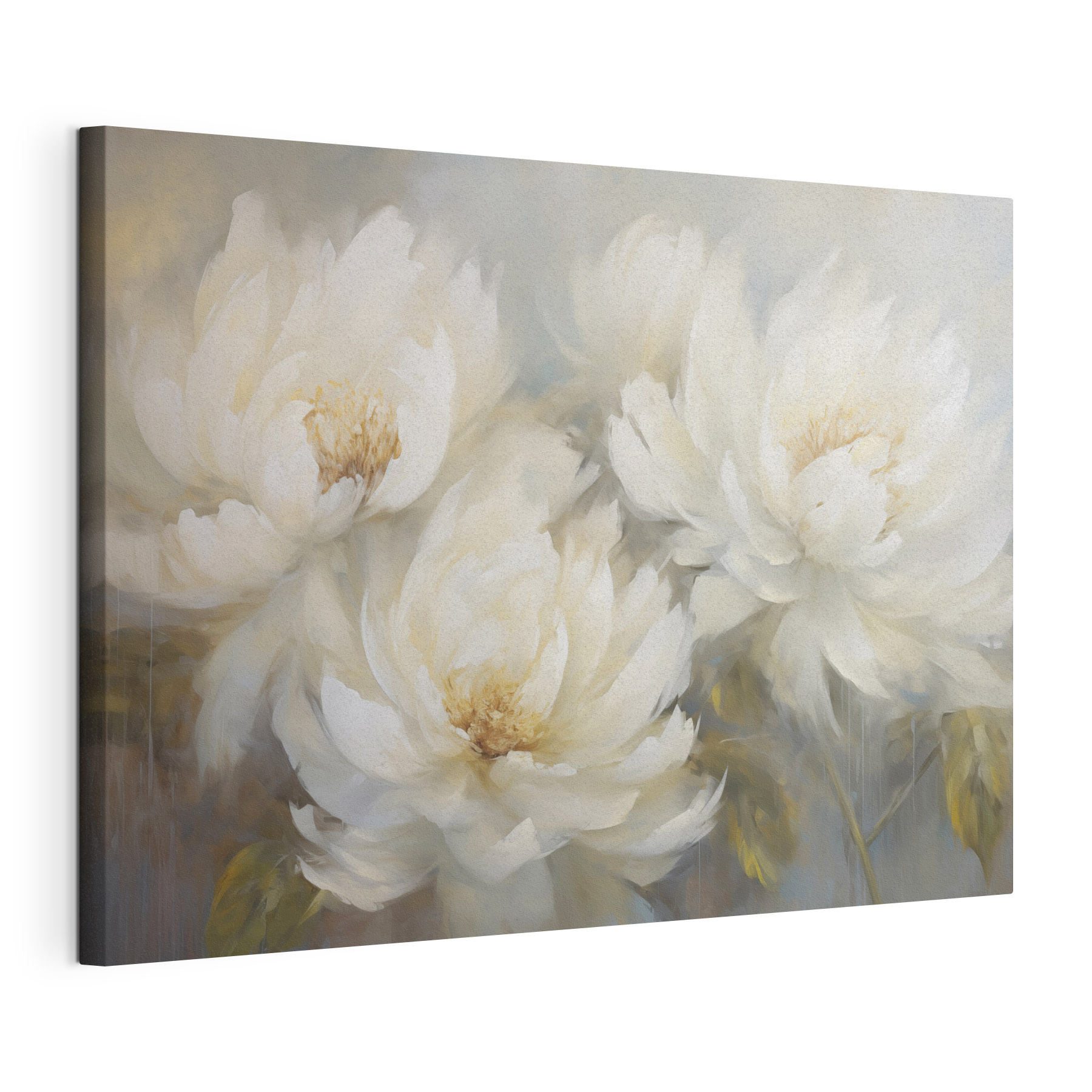 Painting of white flowers