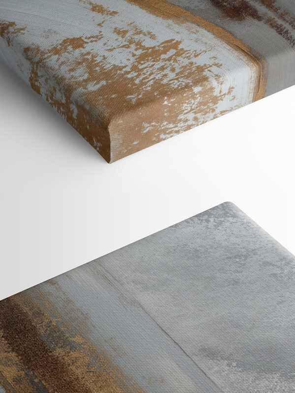 Flowing lines in muted color palette