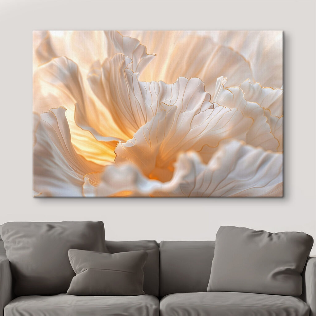Delicate petals in soft colors