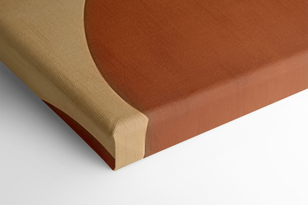 Simple shapes in warm tones