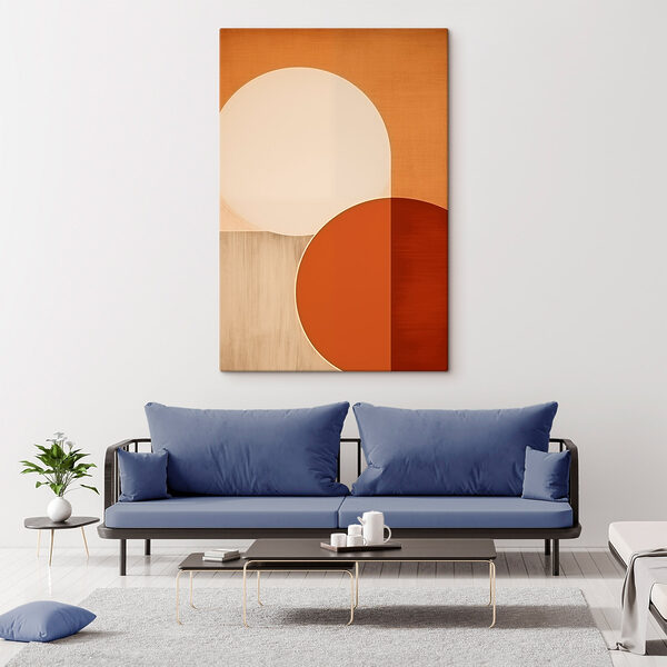 Soft curves and warm tones unite
