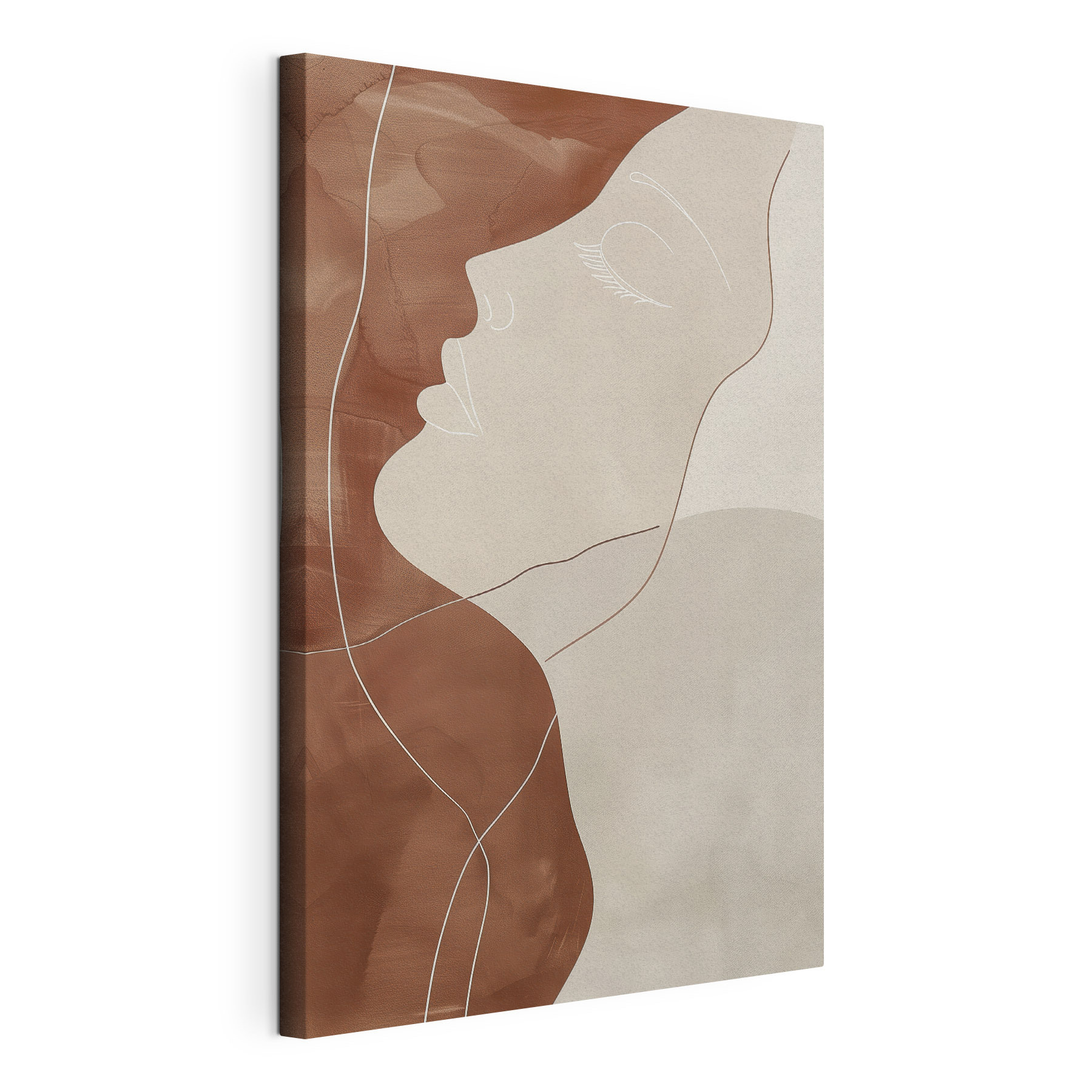 Drawing of a woman's face