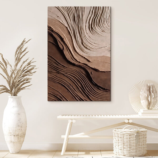 Soft, wavy texture in neutral hues