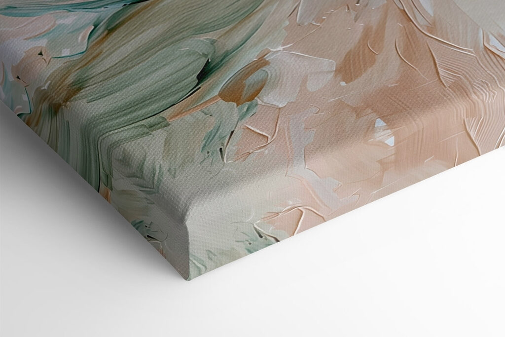 Delicate floral abstraction in soft hues