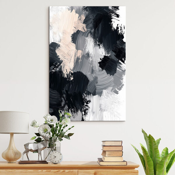 Black and white paint