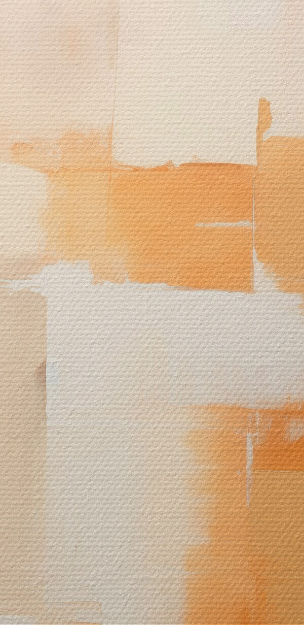Painting of a white wall with brown squares Painting of a white wall with brown squares