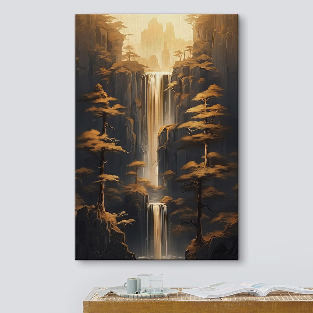 Waterfall in a forest